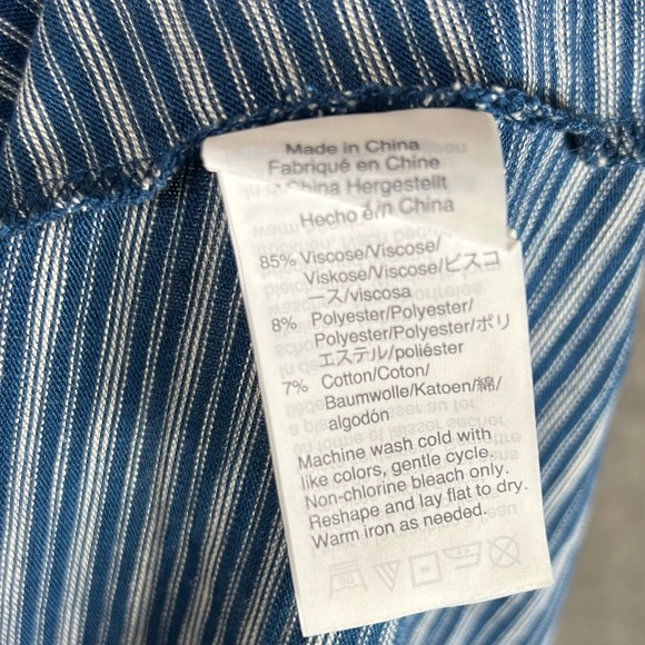 Madewell Dress Womens Large Highpoint Tank Dress In Fairbury Stripe Beachy Mini - Picture 10 of 10